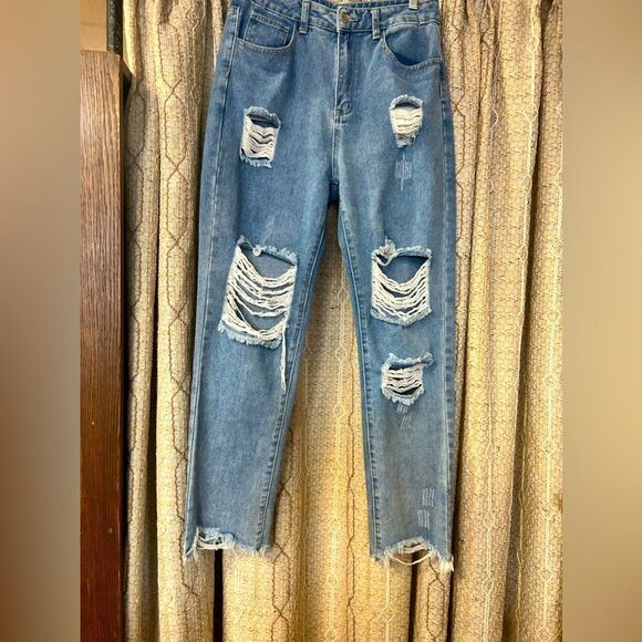 Shein ladies 6  denim jeans - Picture 1 of 6